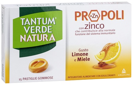 TANTUM VERDE NATURA PASTIGLIE GOMMOSE LIMONE & MIELE 30 G - fitfarma.it