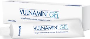 VULNAMIN MEDICAZIONE INTERATTIVA IN GEL A BASE DI AMINOACIDICOSTITUTIVI DEL COLLAGENE E SODIO JALURONATO TUBO 50 G - fitfarma.it