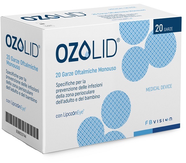 GARZA OZOLID OFTALMICA TNT CON OLIO OZONIZZATO IN FOSFOLIPIDI LIPOZONEYE 20 PEZZI - fitfarma.it