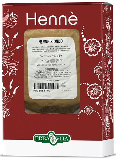 HENNE COLORANTE CAPELLI BIONDO 100 G - fitfarma.it