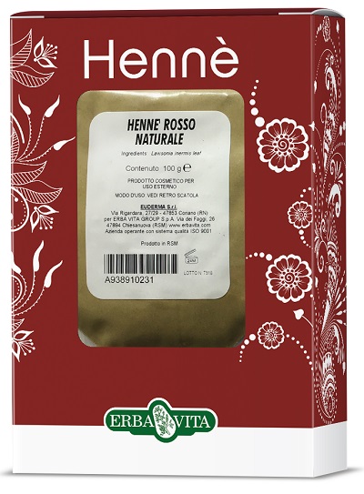 HENNE COLORANTE CAPELLI ROSSO NATURALE 100 G - fitfarma.it