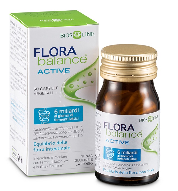 BIOSLINE FLORABALANCE ACTIVE 30 CAPSULE VEGETALI - fitfarma.it
