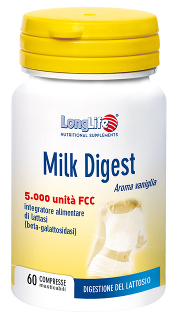 LONGLIFE MILK DIGEST 60 CAPSULE - fitfarma.it