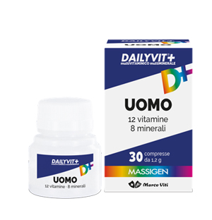 DAILYVIT+ UOMO MULTIVITAMINICO E MULTIMINERALE 30 COMPRESSE RIVESTITE - fitfarma.it