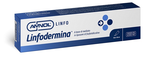 LINFODERMINA TUBO CONTIENE CUMARINA,MELILOTO,LIPOSOMI IN FOSFATIDILCOLINA PER FLEBOLOGIA E LINFOLOGIA - fitfarma.it