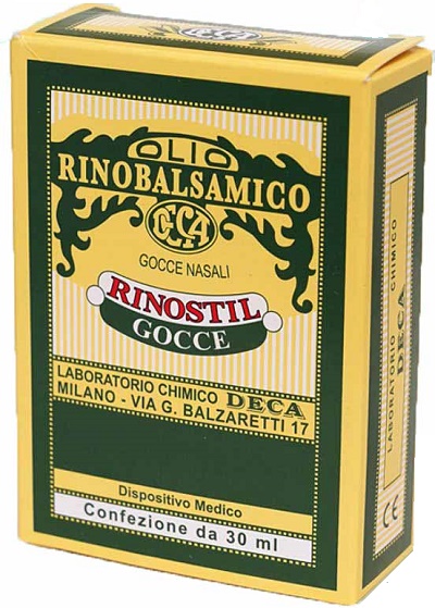 RINOSTIL GOCCE NASALI FLACONE 30ML OLIO RINOBALSAMICO PER LAPROTEZIONE DELLA MUCOSA NASALE E LA PULIZIA DELLE FOSSE NASALI - fitfarma.it