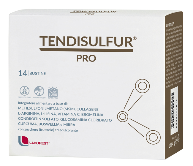 TENDISULFUR PRO 14 BUSTINE DA 8,6G - fitfarma.it