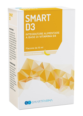 SMART D3 GOCCE 15 ML GUSTO BANANA - fitfarma.it