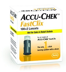 LANCETTE PUNGIDITO ACCU-CHEK FASTCLIX 100 + 2 PEZZI - fitfarma.it