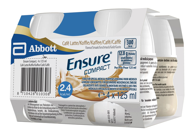 ENSURE COMPACT CAFFE 4 BOTTIGLIE DA 125 ML - fitfarma.it