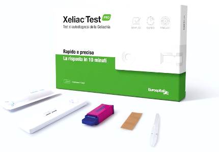 XELIAC TEST PRO DETERMINAZIONE ANTICORPI IGA E IGG ASSOCIATI ALLA MALATTIA CELIACA 1 PEZZO - fitfarma.it