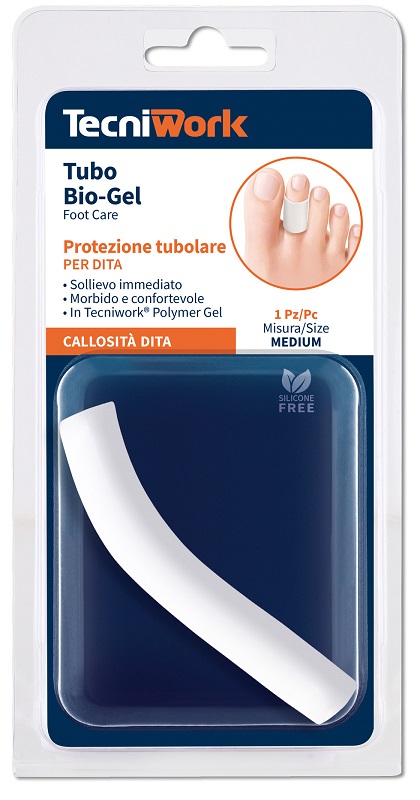 BIOGEL FASCETTA TUBOLARE GEL DITA PIEDI MEDIUM 1 PEZZO - fitfarma.it