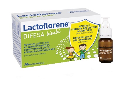 LACTOFLORENE DIFESA BAMBINI 10 FLACONI 100 ML - fitfarma.it