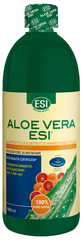 ESI ALOE SUCCO ARANCIA ROSSA 1000 ML - fitfarma.it