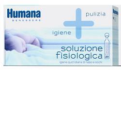 HUMANA SOLUZIONE FISIOLOGICA MONODOSE, 20 FLACONCINI DA 5ML - fitfarma.it