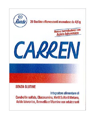 CARREN 20 BUSTINE EFFERVESCENTI MONODOSE DA 4,6 G L'UNA - fitfarma.it