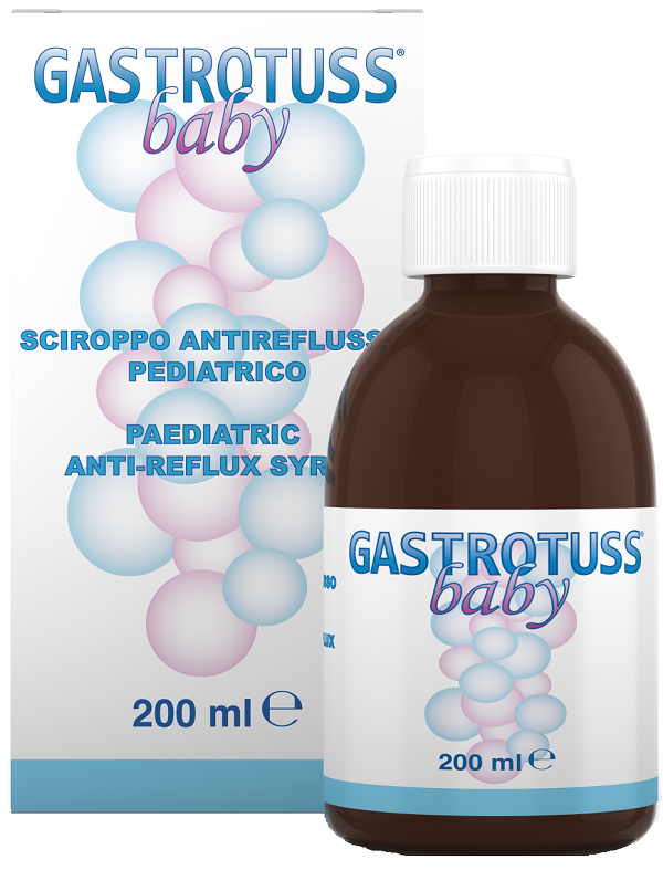 BABY SCIROPPO ANTIREFLUSSO GASTROTUSS 200 ML - fitfarma.it