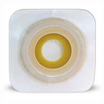 PLACCA PIANA MODELLABILE PER STOMIA DUE PEZZI 22-33MM FLANGIA 48MM CON ADESIVO IDROCOLLOIDALE 5 PEZZI - fitfarma.it