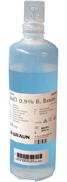 SOLUZIONE FISIOLOGICA 0,9% SODIO CLORURO 500 ML NON INIETTABILE - fitfarma.it