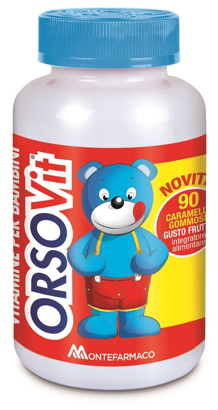ORSOVIT CARAMELLE GOMMOSE 90 PEZZI - fitfarma.it