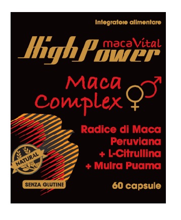 MACA VITAL HIGH POWER COMPLEX 60 CAPSULE - fitfarma.it