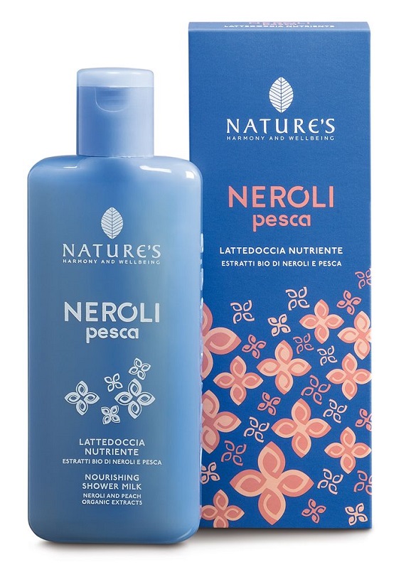 NATURE'S NEROLI E PESCA LATTE DOCCIA NUTRIENTE 200 ML - fitfarma.it