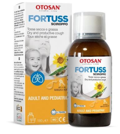 OTOSAN FORTUSS SCIROPPO GOLA 180 G - fitfarma.it