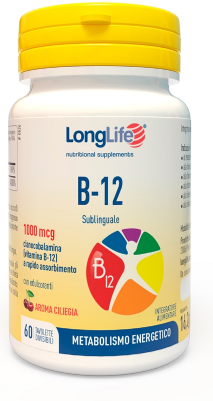 LONGLIFE B12 1000 MCG 60 COMPRESSE - fitfarma.it