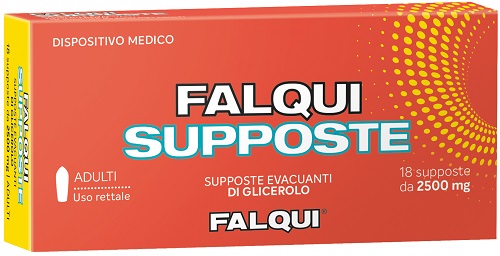 SUPPOSTE FALQUI 18 SUPPOSTE CON GLICERINA 2500MG ADULTI - fitfarma.it