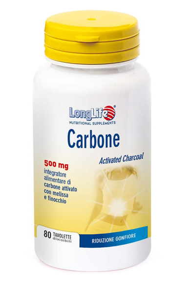 LONGLIFE CARBONE 80 TAVOLETTE - fitfarma.it