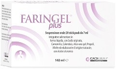 FARINGEL PLUS 20 STICK PACK 7 ML - fitfarma.it