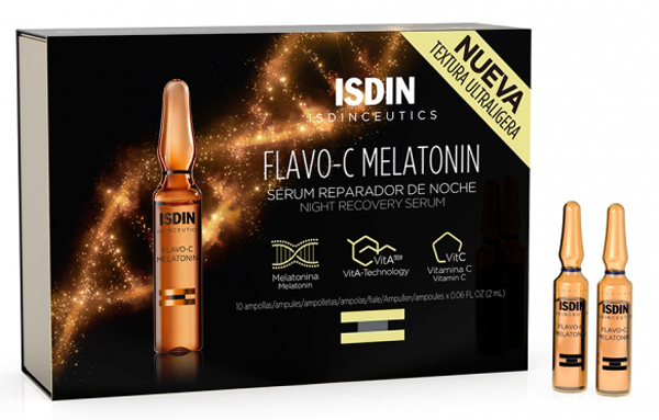 ISDINCEUTICS FLAVO C MELATONIN 10 FIALE - fitfarma.it