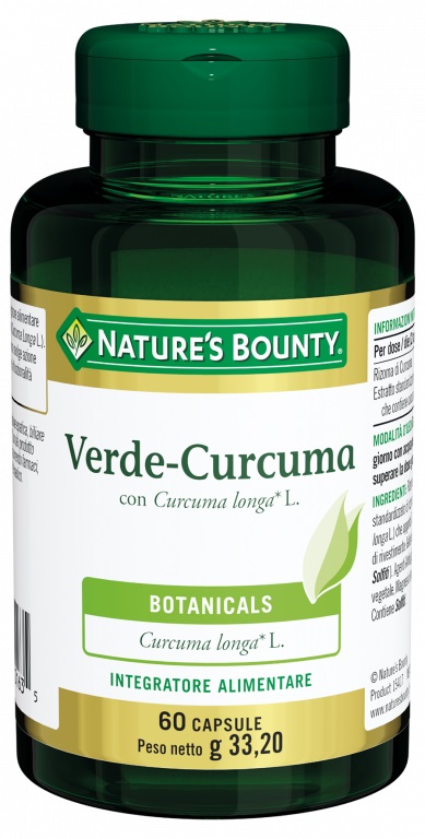 VERDE CURCUMA 60 CAPSULE 33,2 G - fitfarma.it