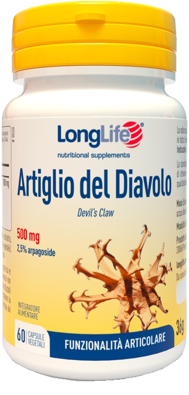 LONGLIFE ARTIGLIO DEL DIAVOLO 2% 60 CAPSULE - fitfarma.it