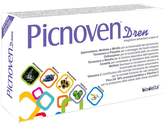PICNOVEN DREN 100 COMPRESSE 62 G - fitfarma.it