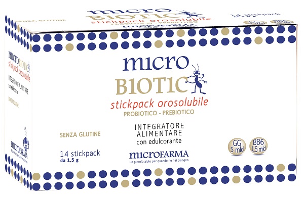 MICROBIOTIC STICK PACK 14 BUSTINE - fitfarma.it