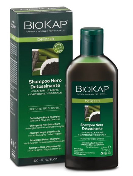 BIOKAP SHAMPOO NERO DETOSSINANTE 200 ML - fitfarma.it