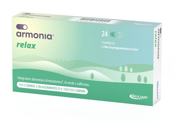 ARMONIA RELAX 1 MG A BASE DI MELATONINA 24 COMPRESSE - fitfarma.it