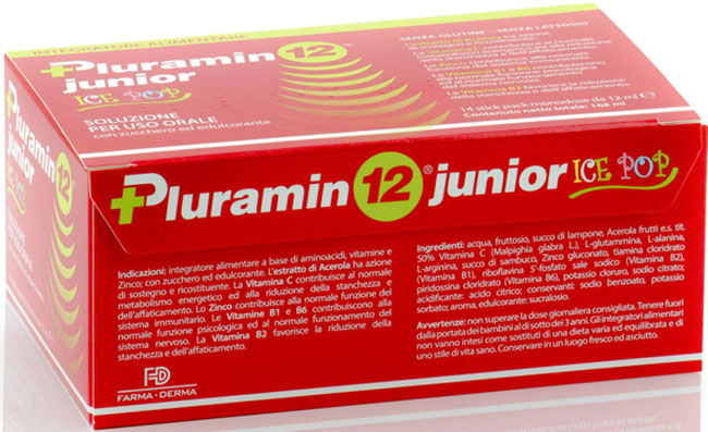 PLURAMIN12 JUNIOR 14 STICK PACK 12 ML - fitfarma.it