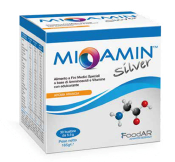MIOAMIN SILVER 30 BUSTINE 5,5 G AROMA ARANCIA - fitfarma.it