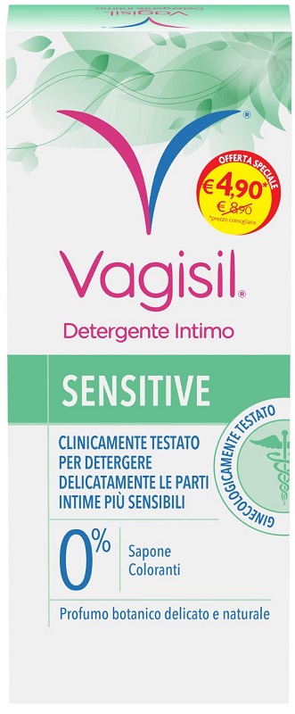 VAGISIL DETERGENTE SENSITIVE 250 ML - fitfarma.it