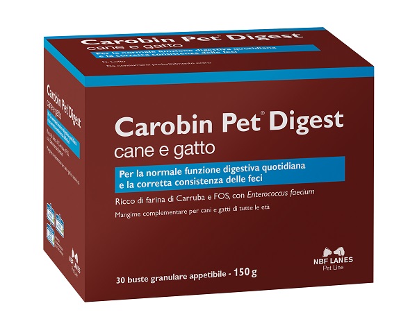 CAROBIN PET DIGEST GRANULARE 30 BUSTE DA 5 G - fitfarma.it