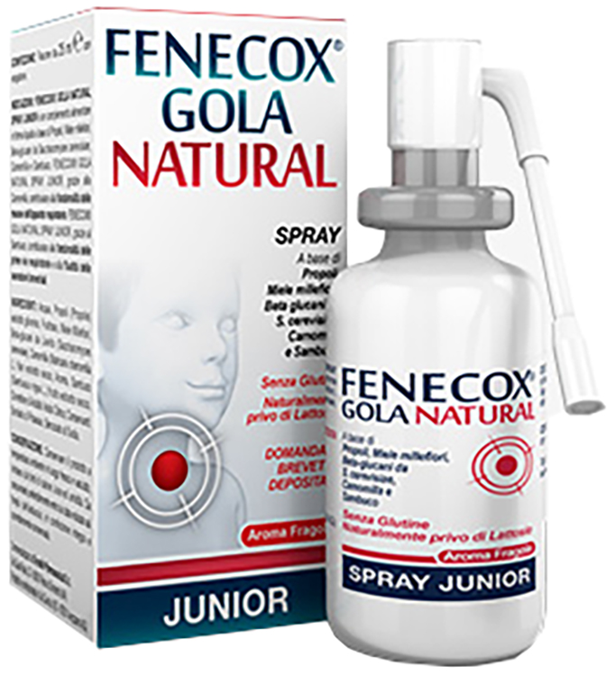 FENECOX GOLA NATURAL SPRAY JUNIOR 25 ML - fitfarma.it