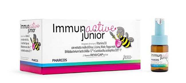 IMMUNACTIVE JUNIOR PHARCOS 21 FIALE 10 ML - fitfarma.it