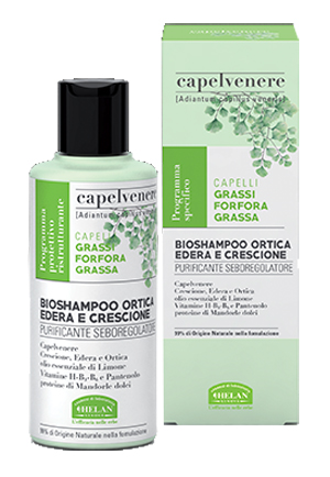 CAPELVENERE BIOSHAMPOO ORTICA EDERA E CRESCIONE 200 ML - fitfarma.it
