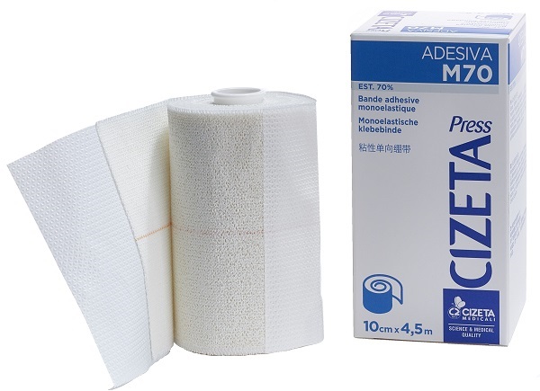 CIZETA PRESS ADESIVA M70 BENDA MONOELASTICA EST 70 M 4,5X10 CM - fitfarma.it