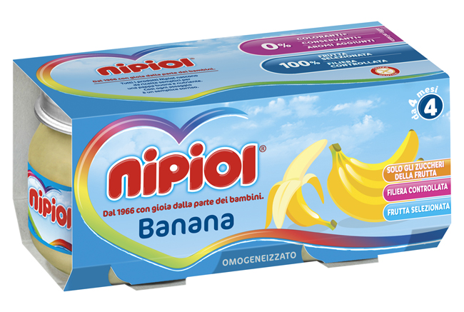 NIPIOL OMOGENEIZZATO BANANA 2 X 80 G - fitfarma.it
