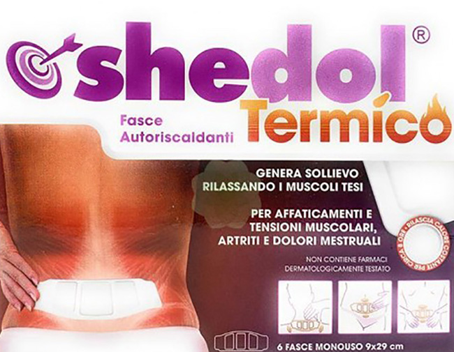 CEROTTO AUTORISCALDANTE SHEDOL TERMICO 6 PEZZI - fitfarma.it