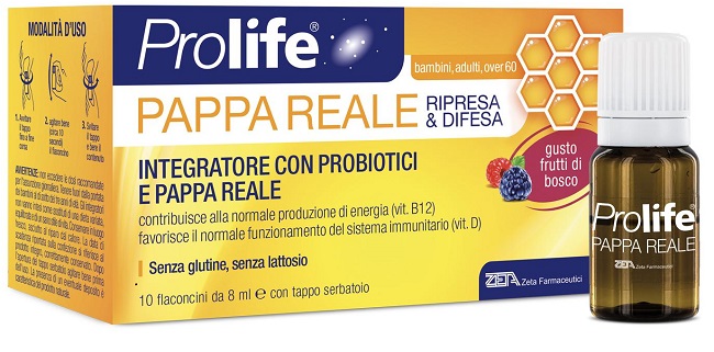 PROLIFE PAPPA REALE 10 FLACONI DA 8 ML - fitfarma.it