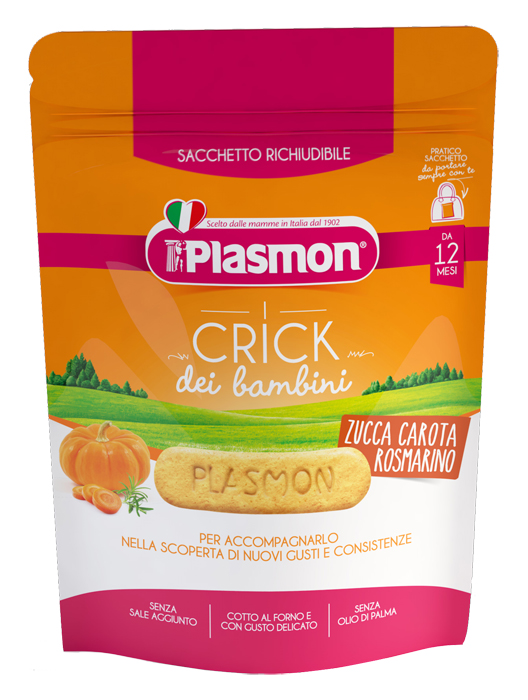 PLASMON CRICK ZUCCA/CARORA/ROSMARINO 100 G - fitfarma.it